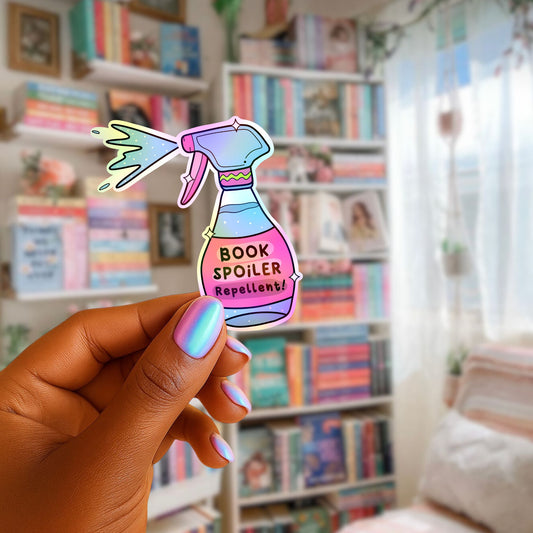 Book Spoiler Repellent Sticker