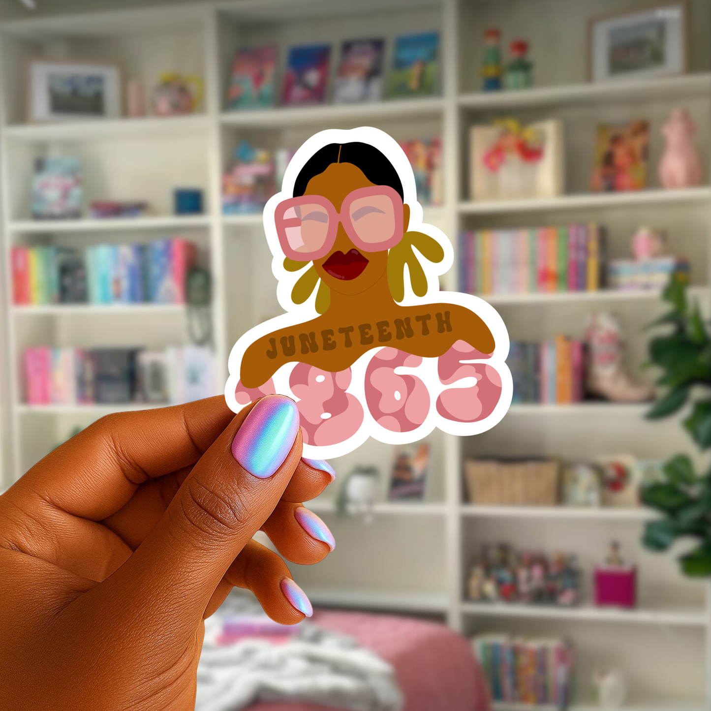 Juneteenth Girlie Sticker