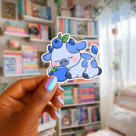Kawaii Cow Sticker