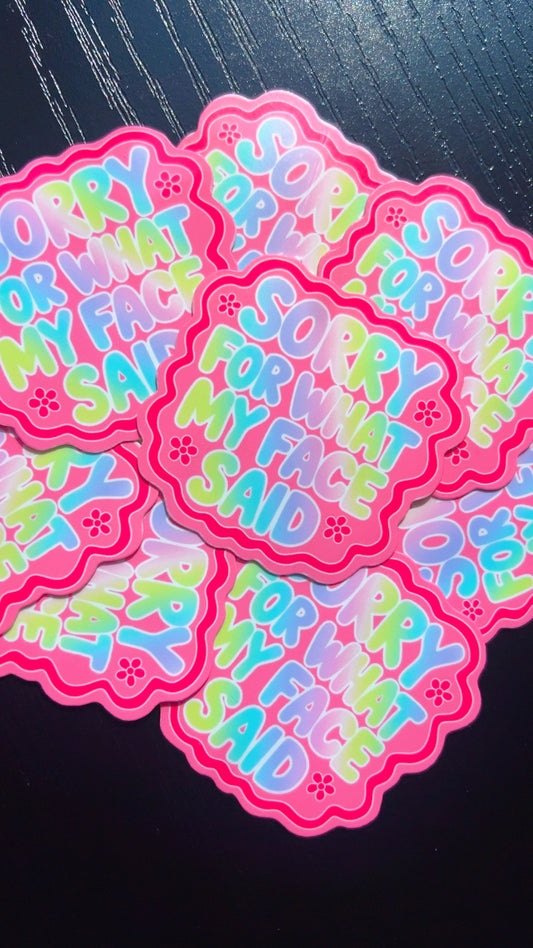 Sorry! Sticker