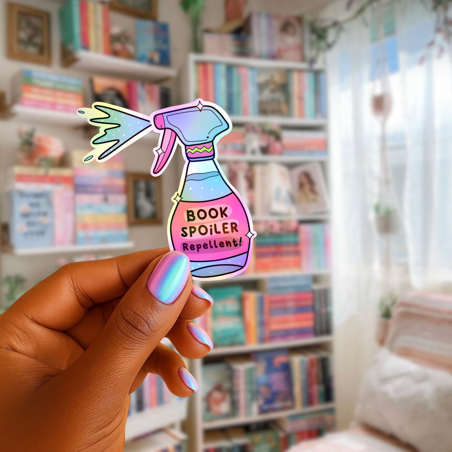 Book Spoiler Repellent Sticker