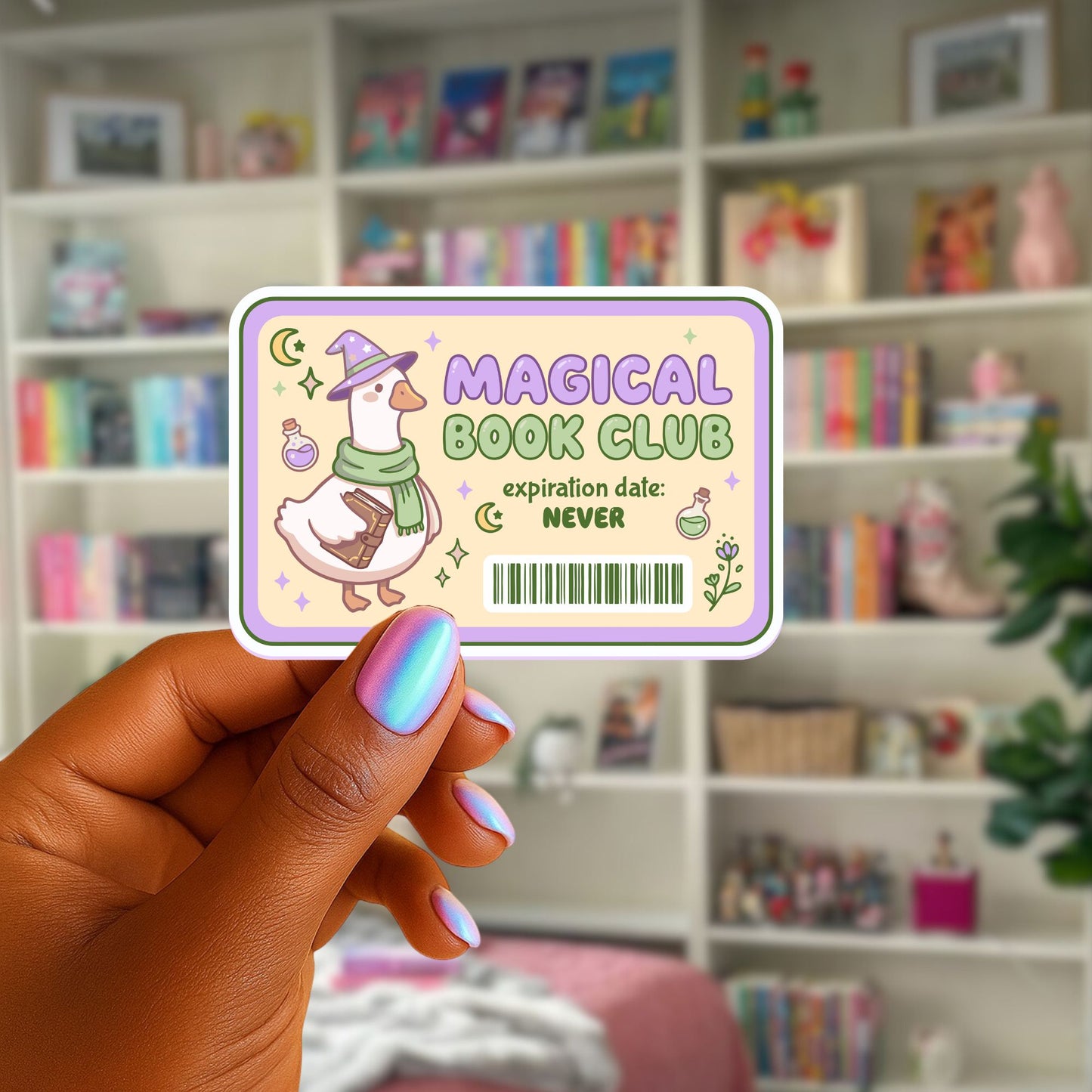 Book Club Library Card