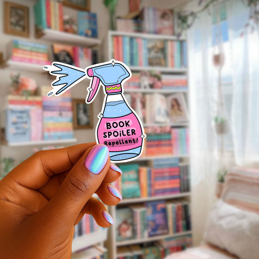 Book Spoiler Repellent Sticker