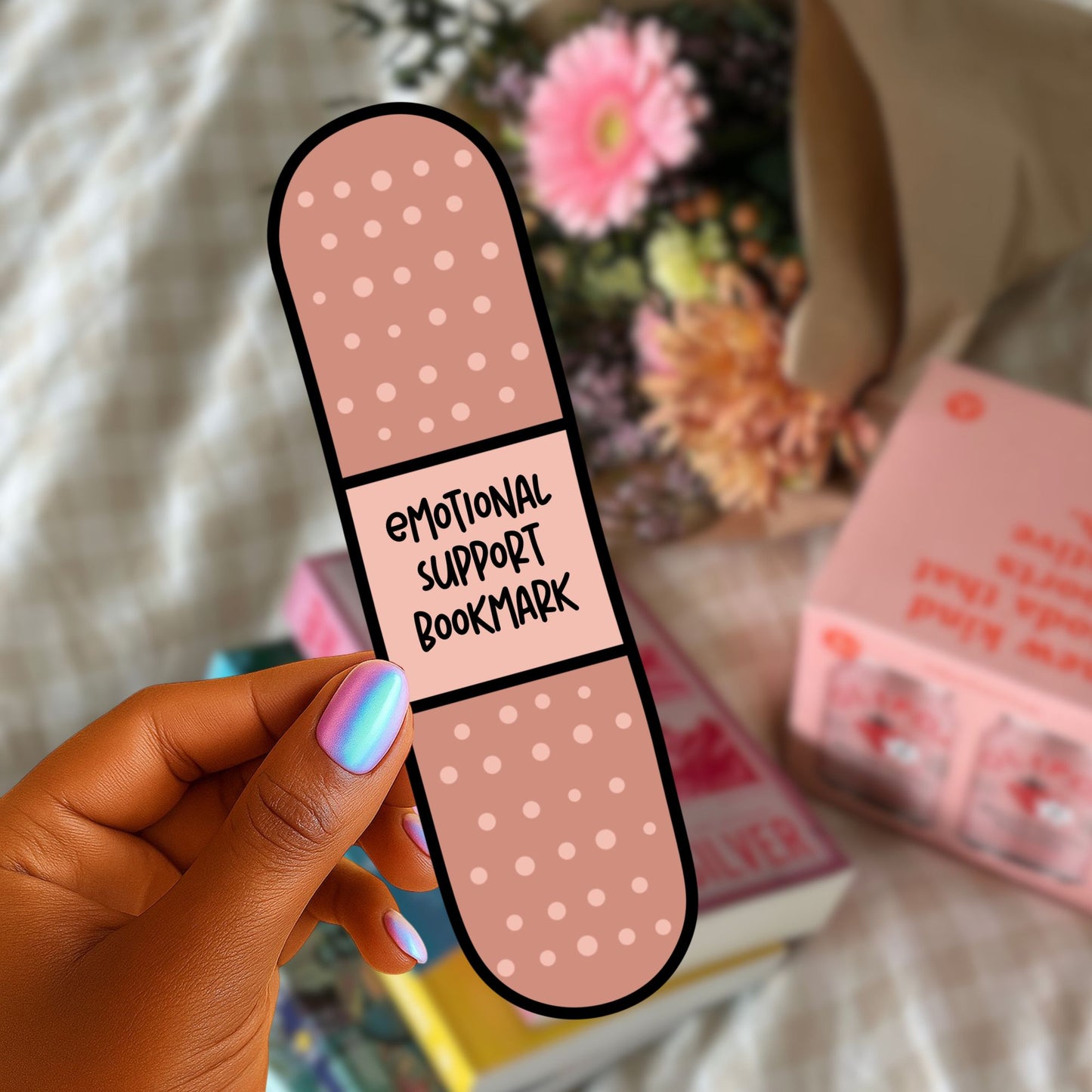 Emotional Support Bookmark