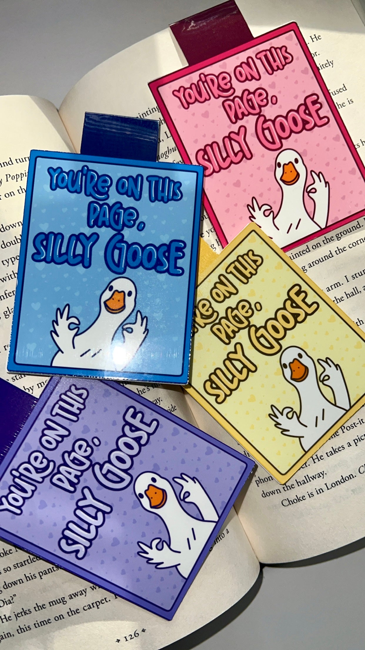 Silly Goose Magnetic Bookmark