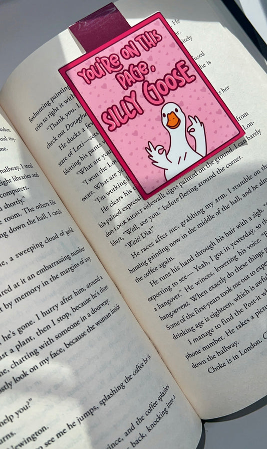 Silly Goose Magnetic Bookmark