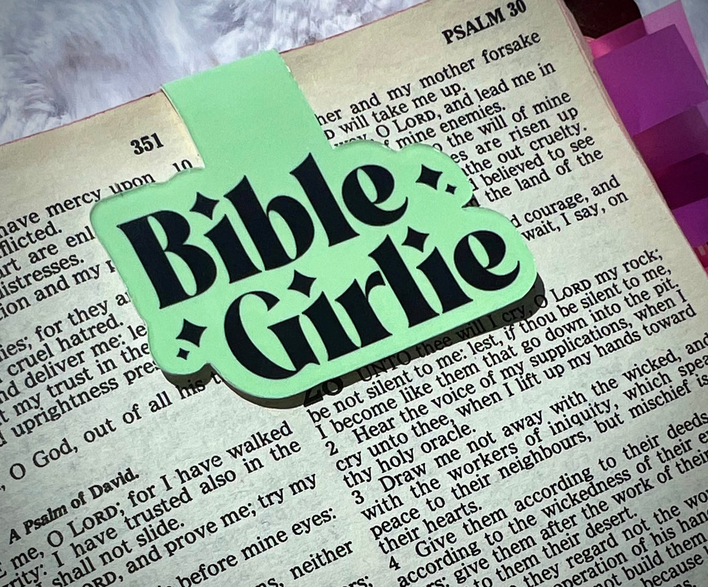 Bible Girlie Magnetic Bookmark
