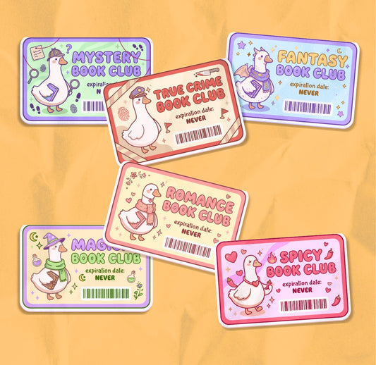 Book Club Library Card