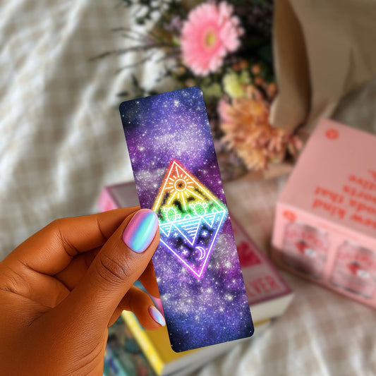 Neon Landscape Bookmark