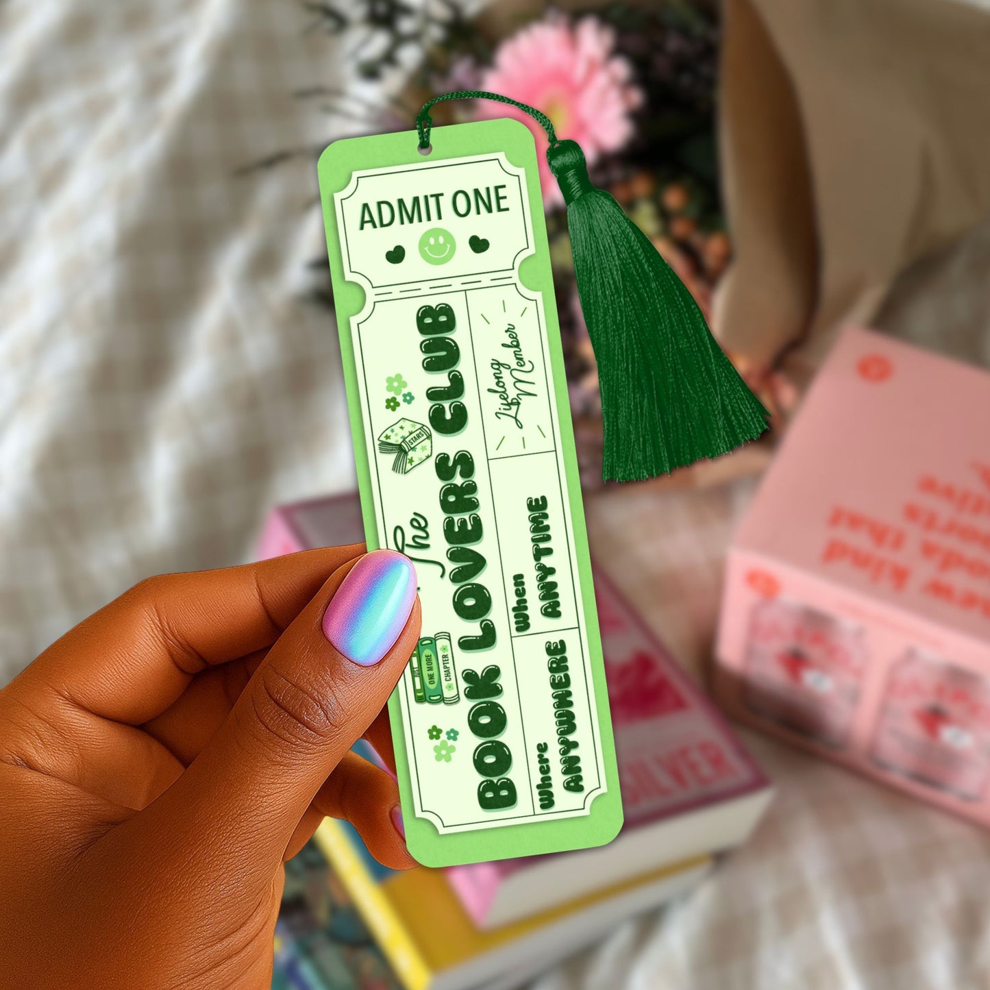 Book Lovers Club Bookmark