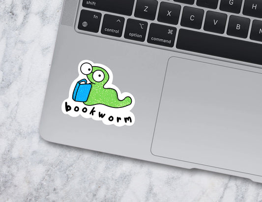 Bookworm Sticker