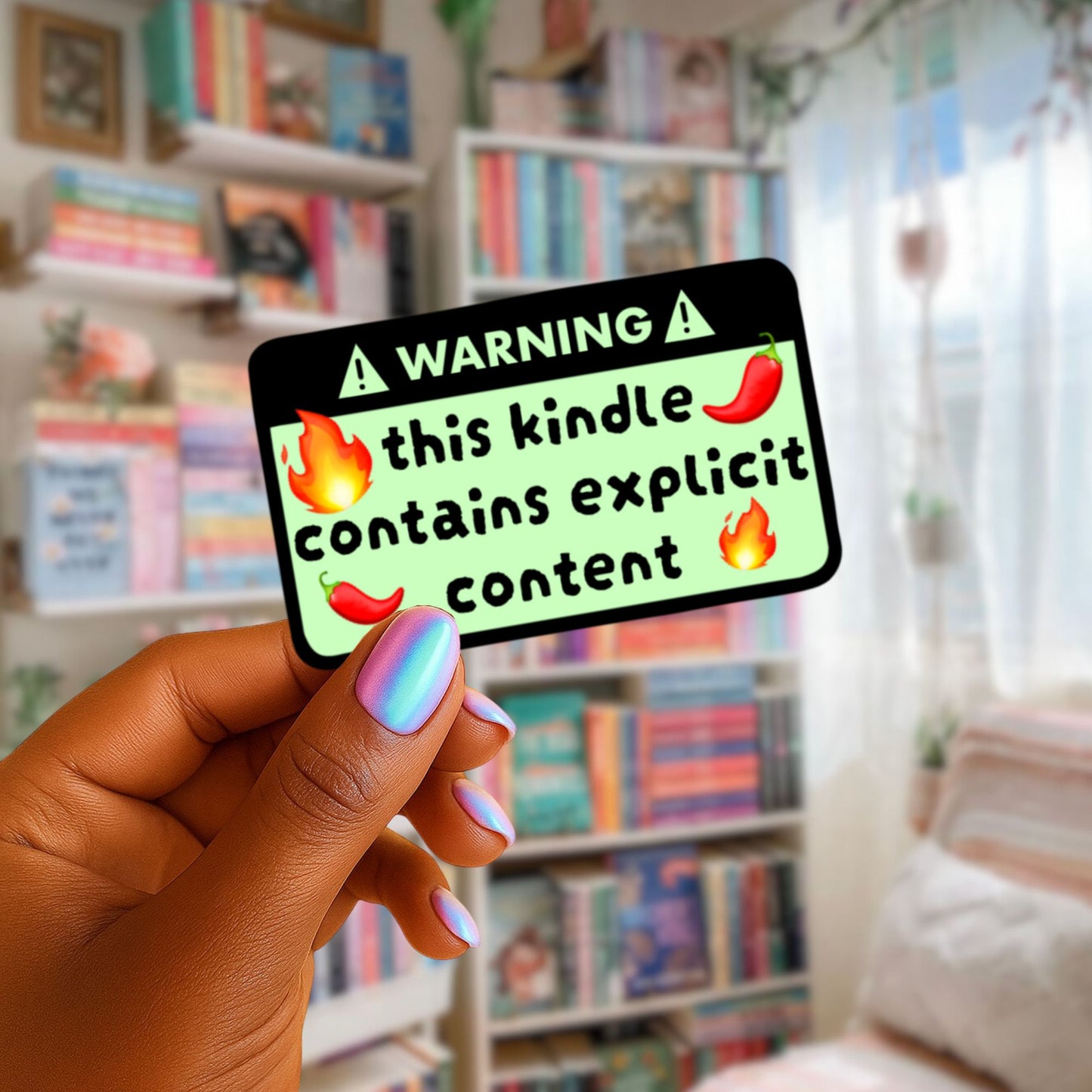 Kindle Explicit Content Sticker
