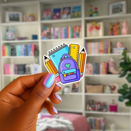 School Supplies Sticker