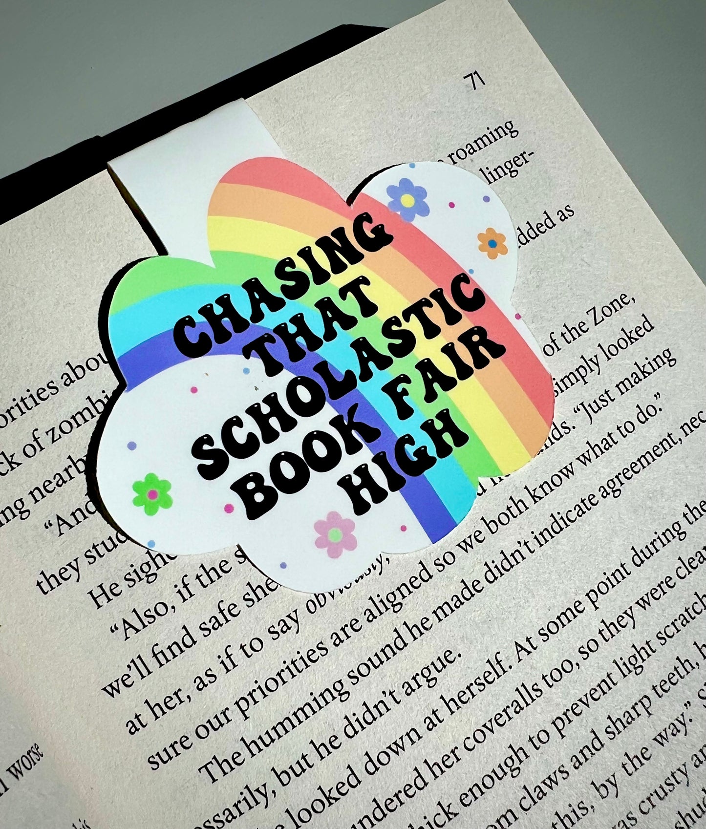 Scholastic Book Fair High Magnetic Bookmark