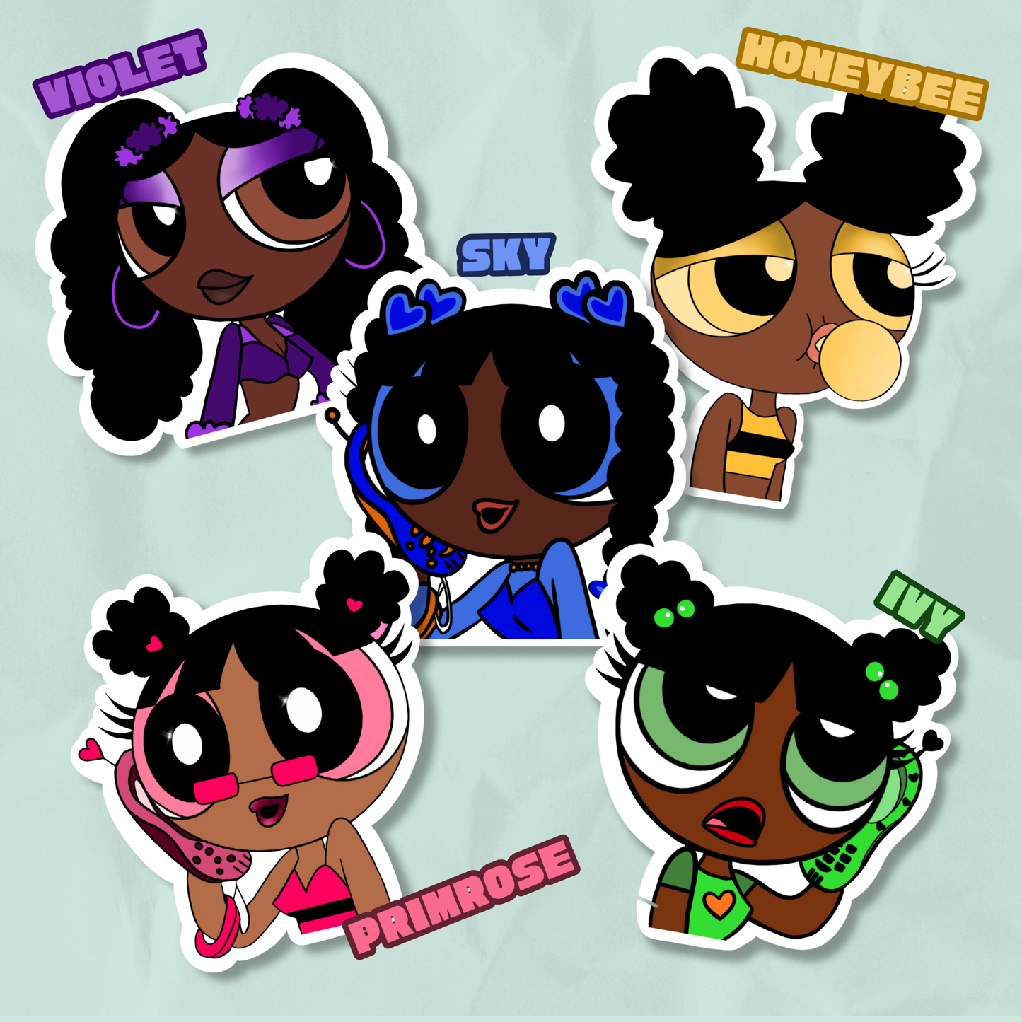 Powerpuff Sticker Bundle